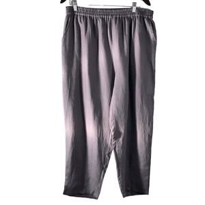 Pure Linen Gray Pant. M